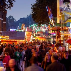 Kirmes in Rees Abendstimmung