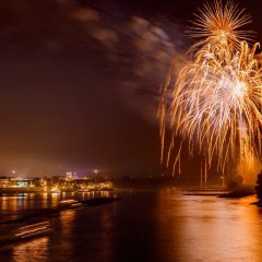 Kirmesfeuerwerk in Rees