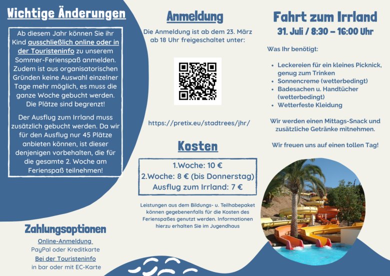 Blau und Gelb Schule Dreiteilige Broschüre - 2